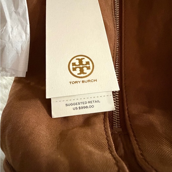 Tory Burch Spaghetti Strap Nylon Zip Large Bucket Bag - Picture 4 of 7